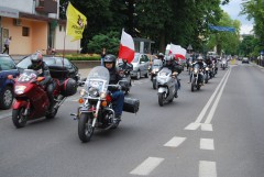 Motocyklowa parada ulicami Biłgoraja