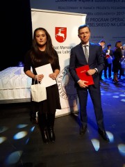 Uczennica ZSZiO stypendystk "Lubelskiej kuni talentw 2016-2019"