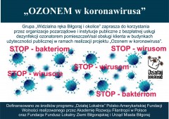 Ozonem w koronawirusa