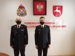 Nowy zastępca komendanta KP PSP w Biłgoraju