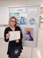 Sukces Amelii w konkursie graficznym o medycynie