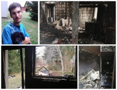 Dom Bartka się spalił. Dzięki mieszkańcom mogły ruszyć prace przy odbudowie