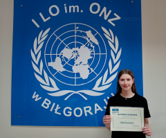 Nagroda główna dla uczennicy I LO im. ONZ w konkursie organizowanym przez UNESCO