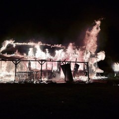 Ogromne straty w pożarze w gminie Księżpol