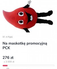 Biłgorajski PCK chce mieć swoją maskotkę. Ruszyła zbiórka pieniędzy