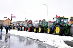 Rolnicy protestuj w Tarnogrodzie. Trasa wojewdzka zablokowana [NOWE ZDJCIA]