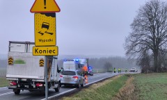 miertelny wypadek w regionie. Droga jest zablokowana