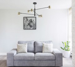Lampa sufitowa czarna czy z�ota - kt�re modele s� obecnie modne i&nbsp;cz�sto wybierane?