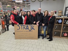 Strajk w&nbsp;bi�gorajskim markecie