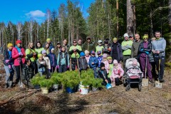Tak wyglądała rodzinna akcja sadzenia lasu