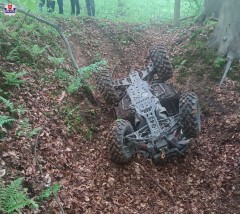 Gro�ny wypadek na quadzie w&nbsp;powiecie bi�gorajskim