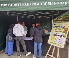 Plenerowa akcja PUP w Biłgoraju