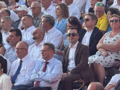 Przedstawiciele powiatu biłgorajskiego na rocznicy zaprzysiężenia Prezydenta RP