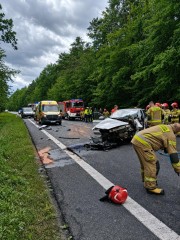 Tragedia na drodze. Za kierownic� mieszkaniec powiatu bi�gorajskiego