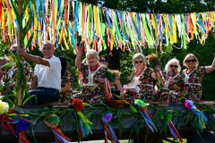 Dożynkowy korowód przemierza ulice gminy