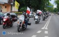 Motocyklowa parada ulicami Bigoraja