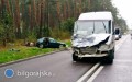 Zderzenie osobówki z busem w Niemirowie [AKTUALIZACJA]