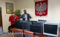 Zamojska firma przekazała komputery dla uczniów z gminy Frampol