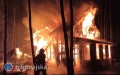 Pożar budynków letniskowych w Edwardowie