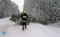 Siedem interwencji po opadach �niegu
