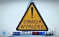 Groźny wypadek w powiecie. Trzy osoby trafiły do szpitala