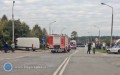 Wypadek na skrzyowaniu ulic Poniatowskiego i Lenej