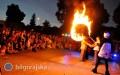 Taniec z ogniem na zakoczenie Festiwalu "ladami Singera"